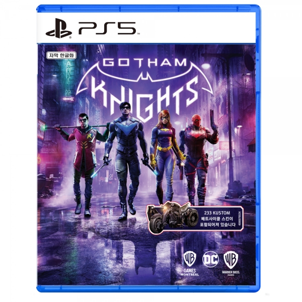 PS5 고담나이트 한글판 - 게임 패키지 이미지